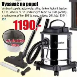 EVA Popelux vysavač na popel nabídka