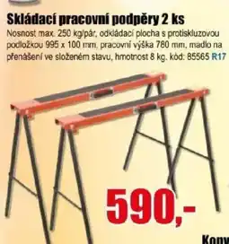 EVA Skládací pracovní podpěry 2 ks nabídka