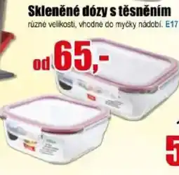 EVA Skleněné dózy s těsněním nabídka