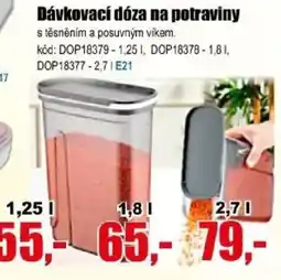 EVA Dávkovací dóza na potraviny nabídka