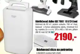 EVA Odvlhčovač Adler AD 7861 nabídka