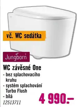 Hornbach Jungborn WC závěsné One nabídka