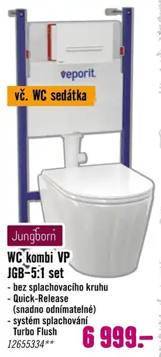 Hornbach Jungborn WC kombi VP JGB-5:1 set nabídka