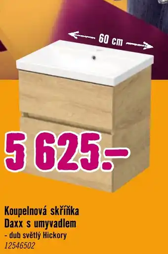 Koupelnová skříňka s umyvadlem