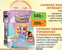 Dráčik Cookeez maker toasty treatz nabídka