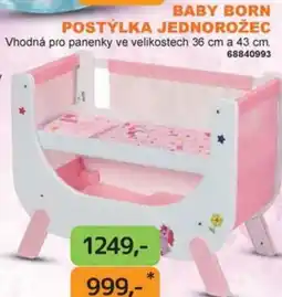 Dráčik Baby born postýlka jednorožec nabídka
