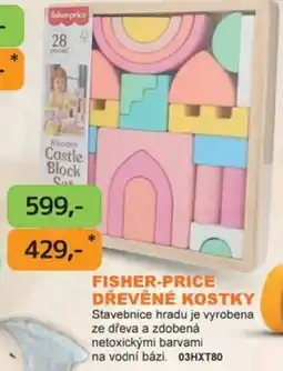 Dráčik Fisher-Price dřevěné kostky nabídka