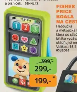 Dráčik Fisher Price koala na cestu nabídka
