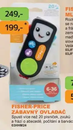 Dráčik Fisher-price zábavný ovladač nabídka