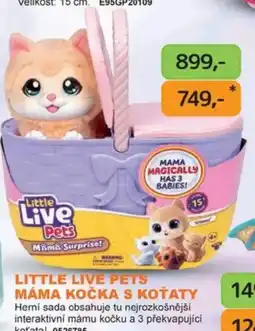 Dráčik Little Live Pets MÁMA KOČKA S KOŤATY nabídka