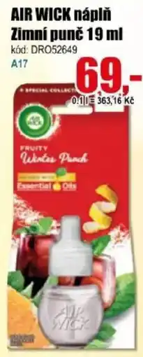 EVA Air Wick náplň zimní punč nabídka