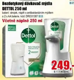 EVA Dettol bezdotykový dávkovač mýdla nabídka