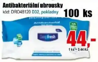 DeepFresh antibakteriální ubrousky
