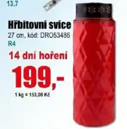 EVA Hřbitovní svíce nabídka