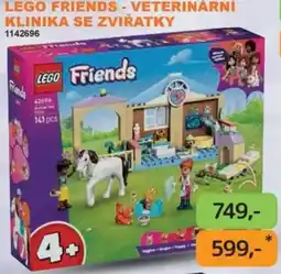 Dráčik lego friends veterinarni klinika se zviratky nabídka