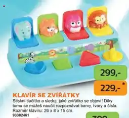 Dráčik Klavír se zvířátky nabídka