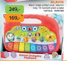 Dráčik Animal Orchestra Keyboard nabídka