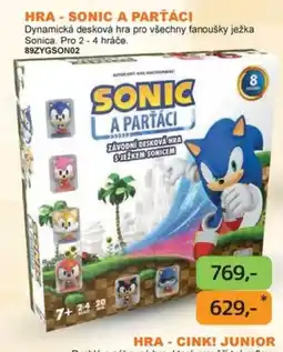 Dráčik Sonic a partáci nabídka
