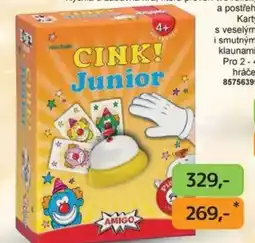 Dráčik Amigo Cink! Junior nabídka