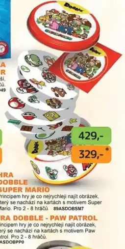 Dráčik Dobble Super Mario nabídka