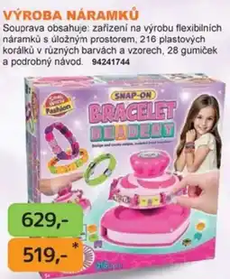 Dráčik Snap-on bracelet beadery nabídka