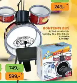 Dráčik Bontempi bicí nabídka