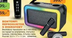 Dráčik Bontempi reproduktor s mikrofony nabídka