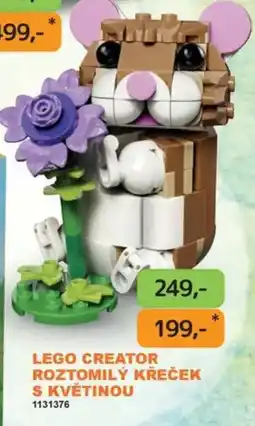 Dráčik lego creator roztomilý křeček s květinou nabídka