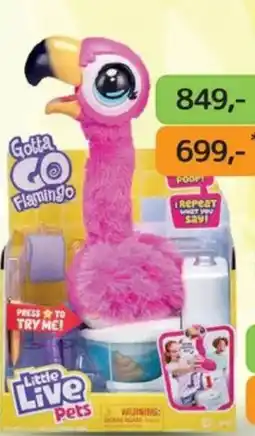 Dráčik Little Live Pets Gotta Go Flamingo nabídka