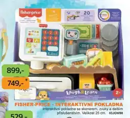 Dráčik Fisher-price interaktivní pokladna nabídka