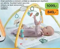 Dráčik Hrácí podložka s motivem zvířátek nabídka