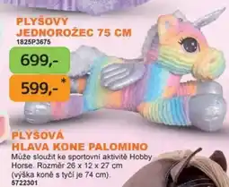 Dráčik Plyšový jednorozec 75 cm nabídka