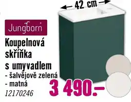 Hornbach Jungborn koupelnová skříňka s umyvadlem nabídka