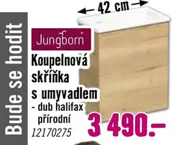 Hornbach Jungborn koupelnová skříňka s umyvadlem nabídka