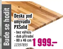 Hornbach PXSolid deska pod umyvadlo nabídka