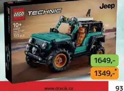 Dráčik lego technic jeep nabídka