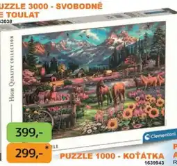 Dráčik Clementoni puzzle 3000 - svobodně se toulat nabídka