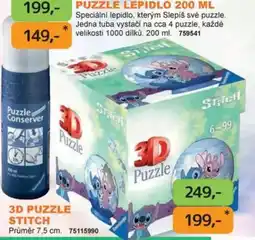 Dráčik Stitch 3d puzzle nabídka