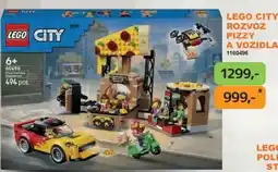 Dráčik Lego City rozvoz pizzy a vozidla nabídka