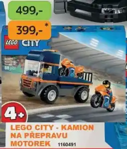 Dráčik Lego City - kamion na přepravu motorek nabídka