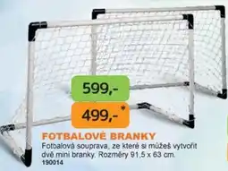 Dráčik Fotbalové branky nabídka