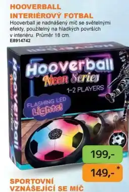 Dráčik Hooverball interiérový fotbal nabídka