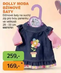 Dráčik Dolly Moda Džínové šaty nabídka