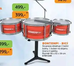 Dráčik Bontempi - bicí nabídka