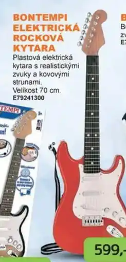 Dráčik Bontempi elektrická rocková kytara nabídka