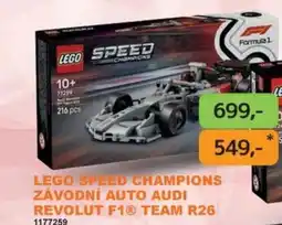 Dráčik Lego Speed champions závodní auto audi revolut F1® team R26 nabídka