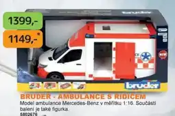 Dráčik Bruder ambulance s řidičem nabídka