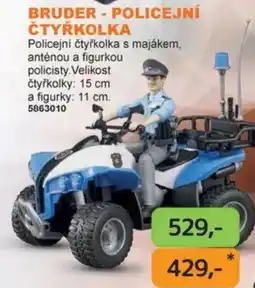 Dráčik Bruder policejní čtyřkolka nabídka