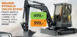 Dráčik Bruder rýpadlo volvo ecr40 nabídka