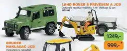 Dráčik Land rover s přívěsem a jcb nabídka